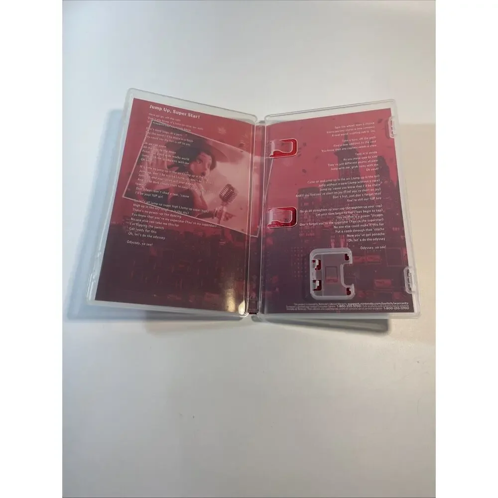 Super Mario Odyssey, Nintendo Switch Replacement Case ONLY No Game Cartridge